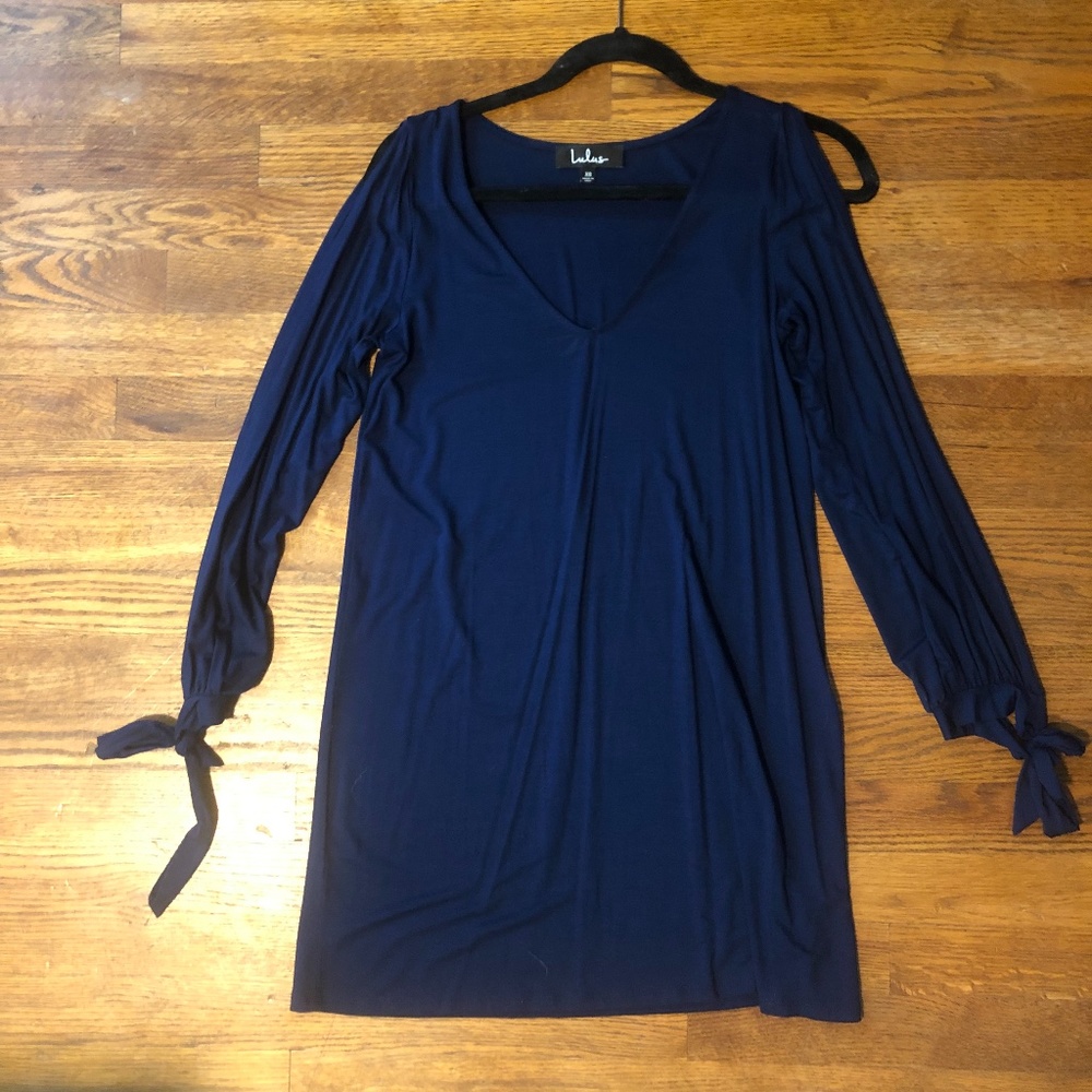 Royal Blue Long Sleeve Lulus Dress